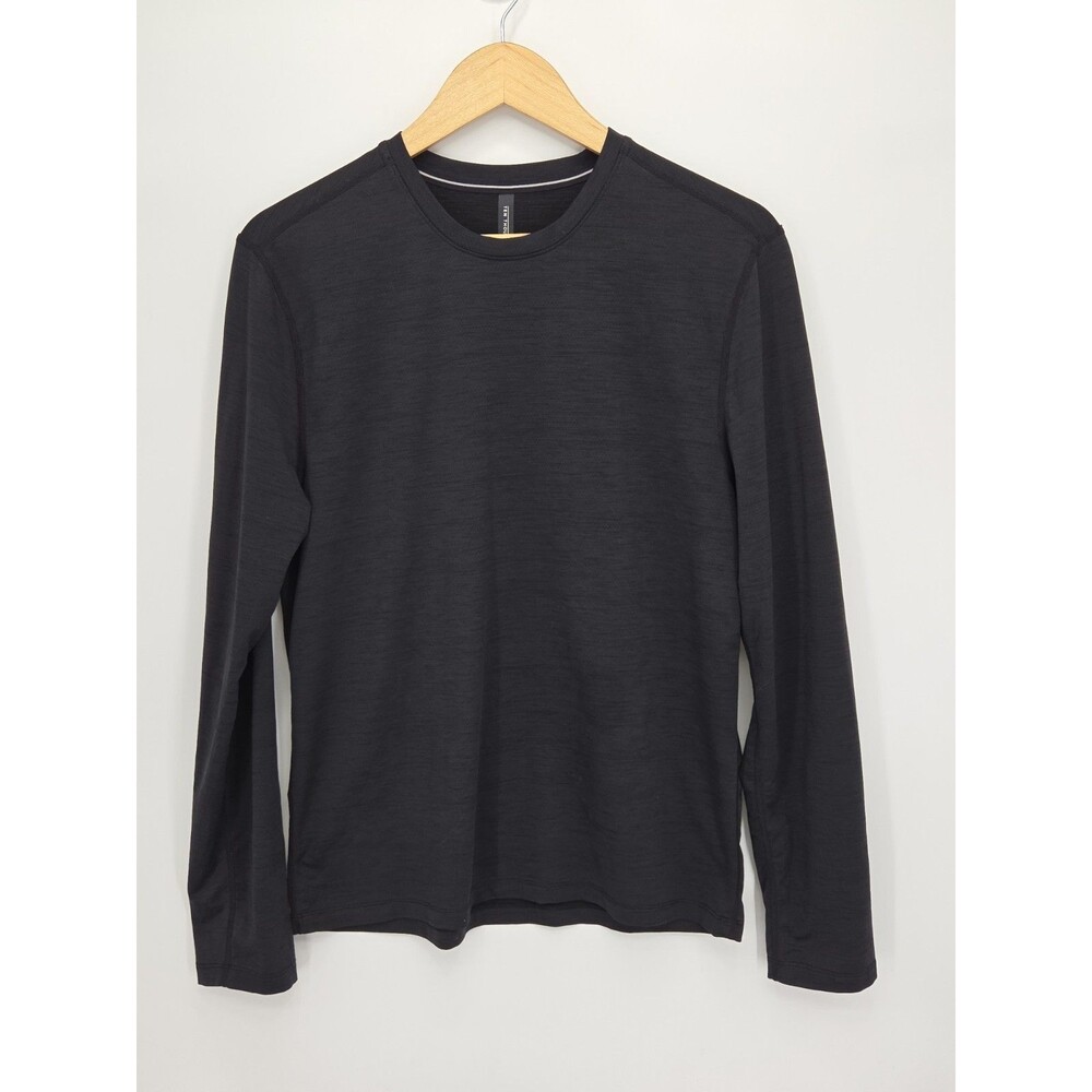 Ten Thousand Interval Long Sleeve Shirt Crewneck Black Size Small